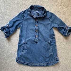Carter’s Denim Tunic Jean Shirt Dress 2T